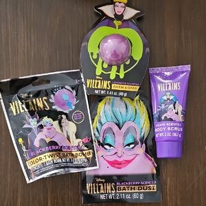 Disney Villains Bath Set - Purple